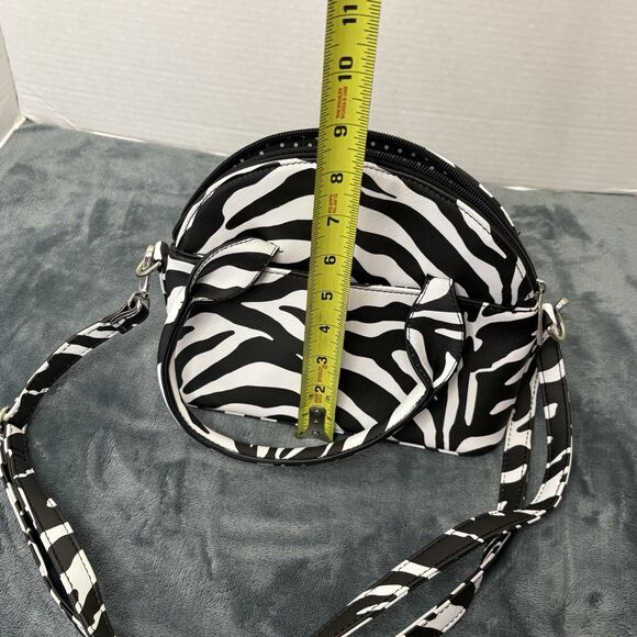 Olivia & Kate Zebra Striped Dumpling Bag - Picture 8 of 8